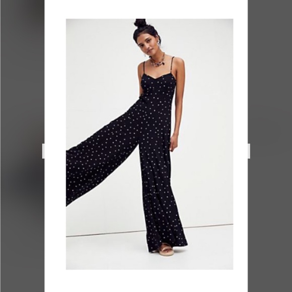 Free People Summer Jamboree Jumpsuit -Size Medium - Picture 5 of 9